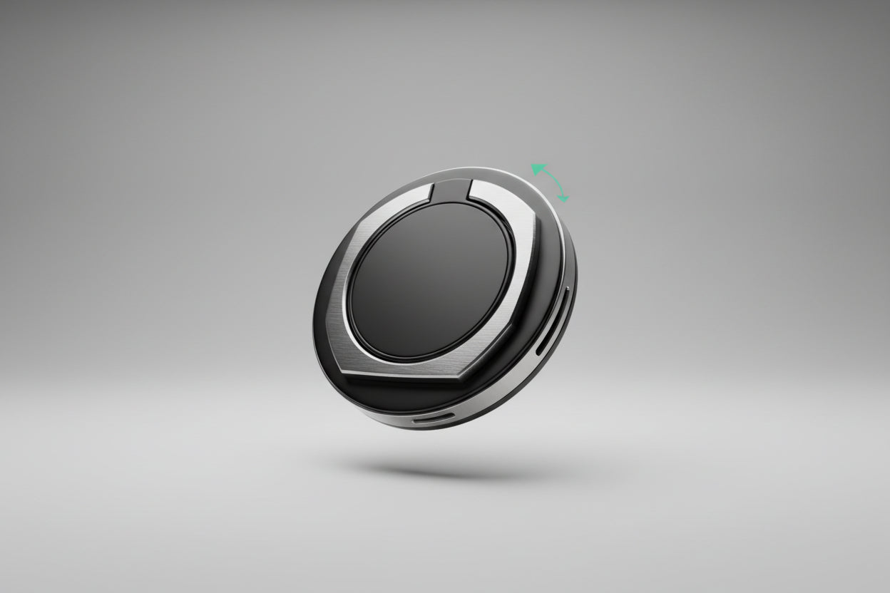 Respectbro™ RingGrip Magnetic Dual-Ring Phone Holder & Stand