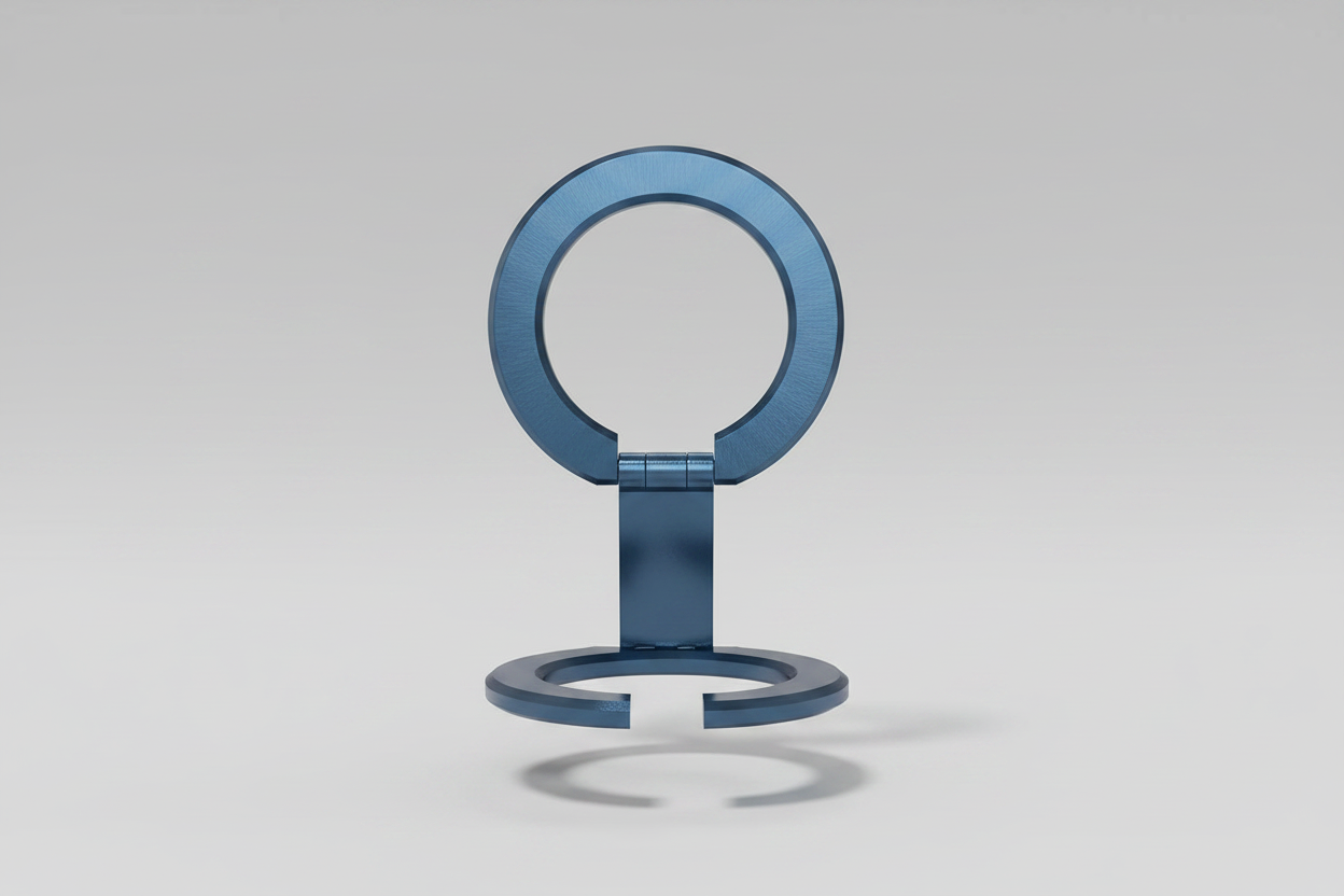 Magnetic-Phone-Ring-Holder with Dual Rings