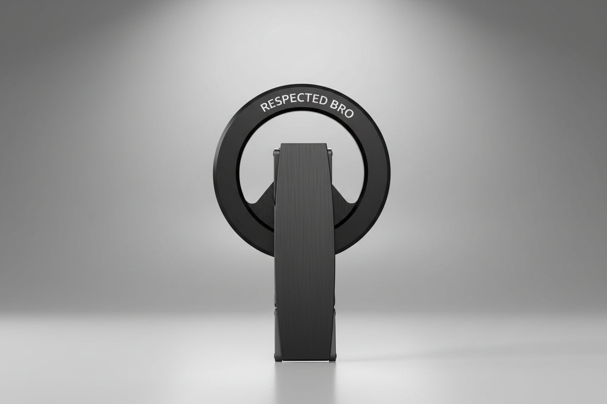 Respectbro™ MagGrip Flex Magnetic Phone Grip, Stand & Finger Strap for Total Control