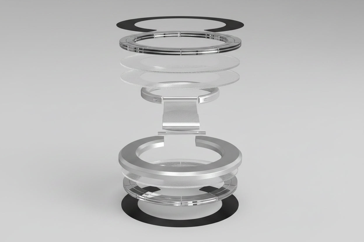 Respectbro™ RingGrip Magnetic Dual-Ring Phone Holder & Stand