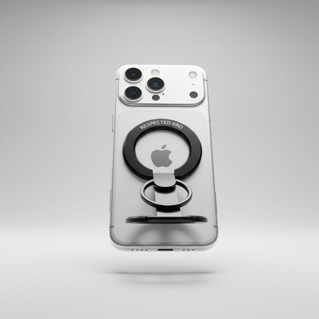 Respectbro™ DualRing Grip Magnetic Phone Holder & 360° Stand