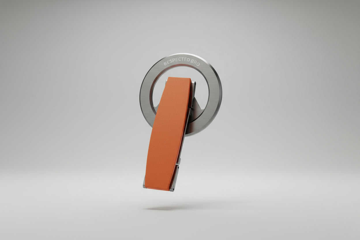 Respectbro™ MagGrip Lite Magnetic Phone Grip & Stand with Silicone Finger Strap