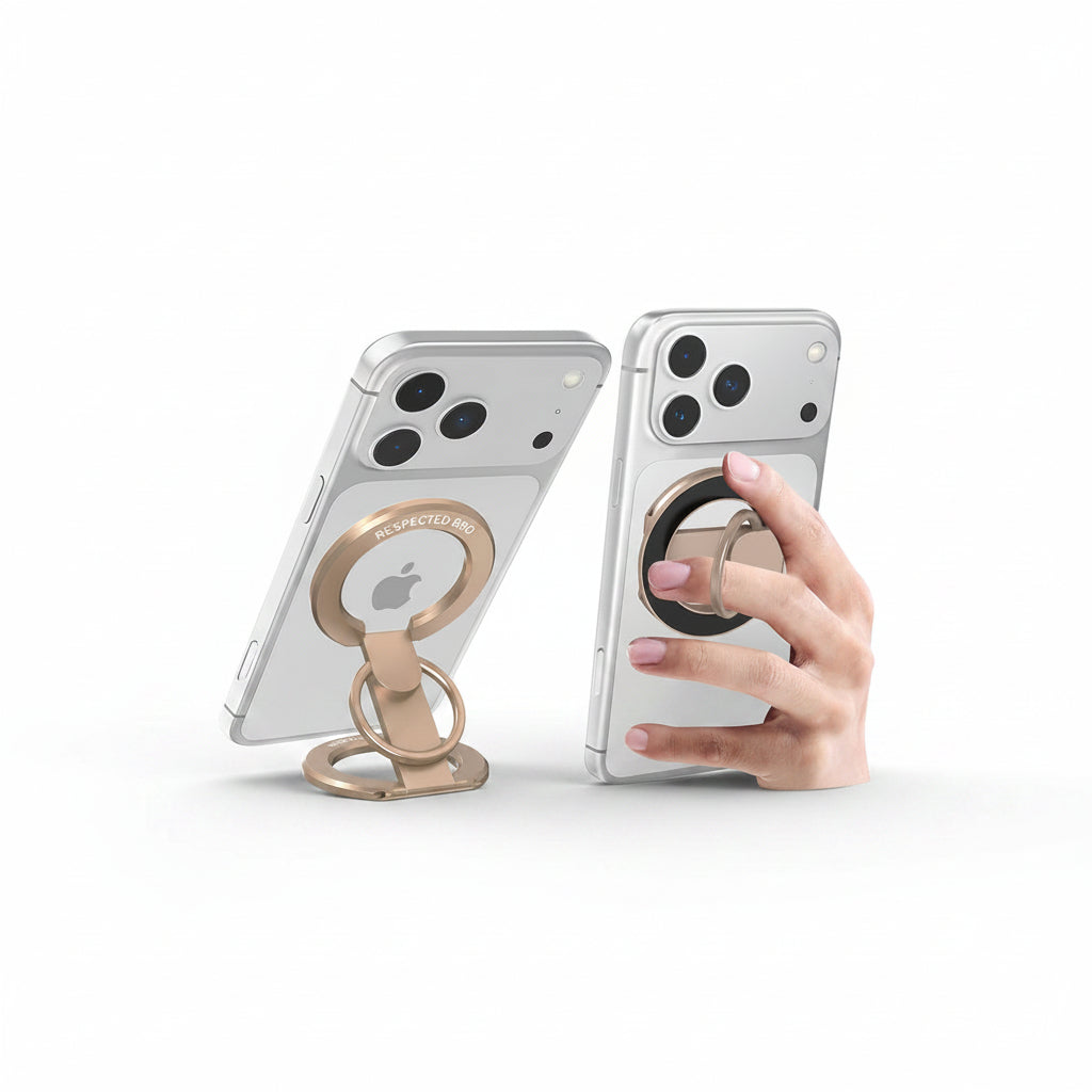 RESPECTED BRO Magnetic Phone Ring Holder with Dual Rings
