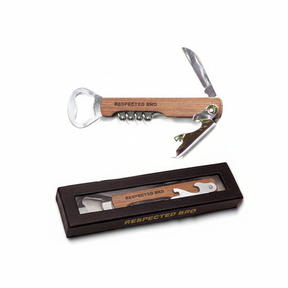 Wine Opener with Foil Cutter & Bottle Opener